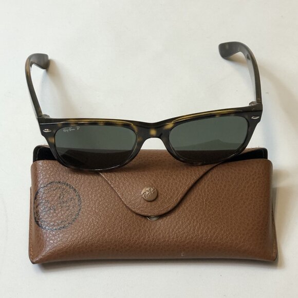Ray-Ban New Wayfarer Tortoise Classic RB2132 902 52/18 145 3N Made In Italy - Picture 11 of 11